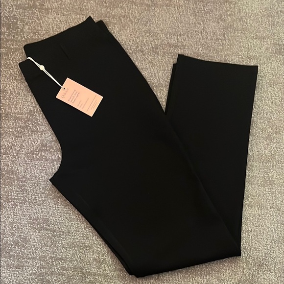 Quince Pants - NWT Quince Black Ultra-Stretch Ponte Straight Leg Pant Size M